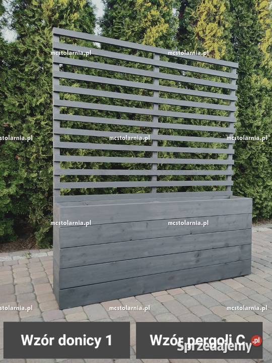 donica z pergolą płot plotek żaluzja pergola Warszawa sprzedam