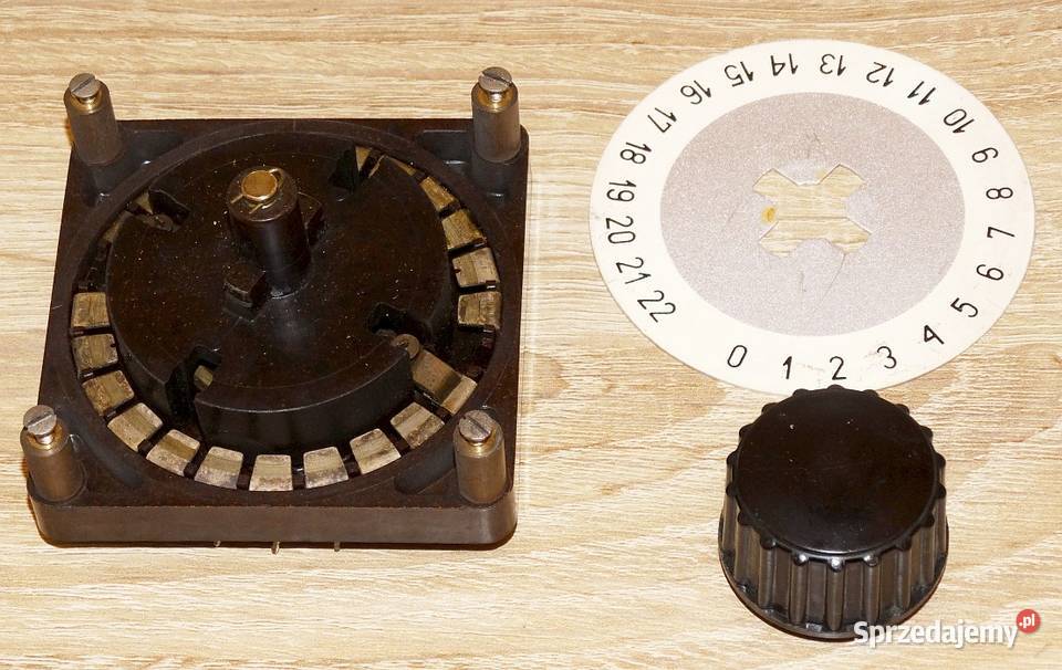 Przełącznik obrotowy 11 pozycyjny 2 sekcyjny 20 Gliwice