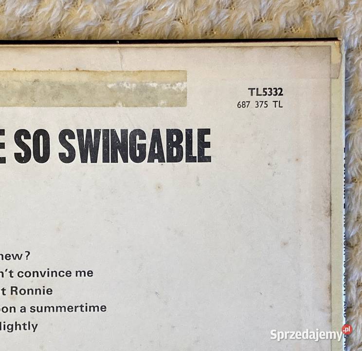 Ronnie Scott The Night Is Scott And Youre So Szczecin