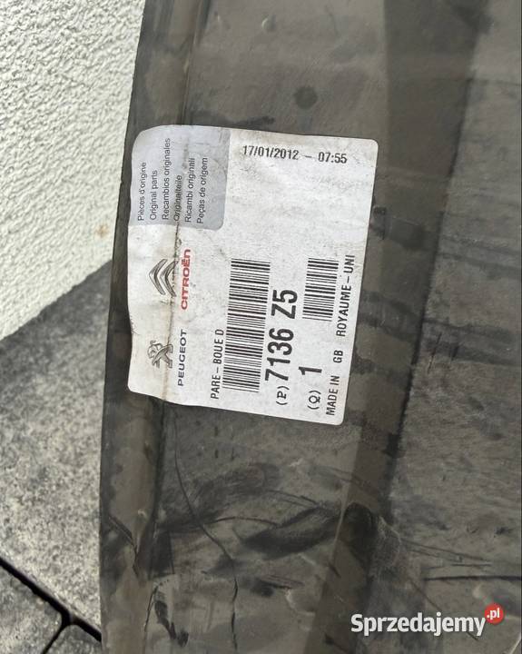 Nadkole Prawy Przód Peugeot 107 Oryginał 7136Z5 Drezdenko