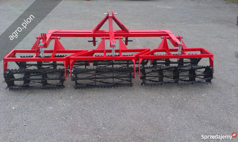 Podwójny wał dociskowy na docisku Dziekan Jarocin