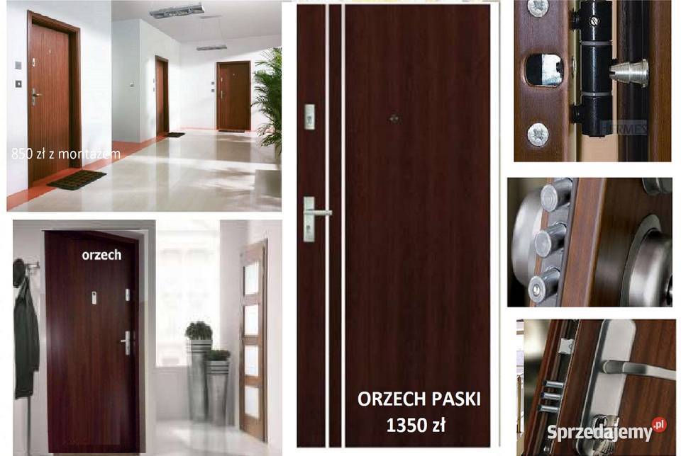 Polskie drzwi zewnętrzne antywłamaniowe śląskie Świętochłowice