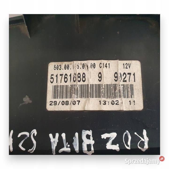 LICZNIK ZEGARY 51761688 Fiat Doblo I Lift 19 JTD Chełm
