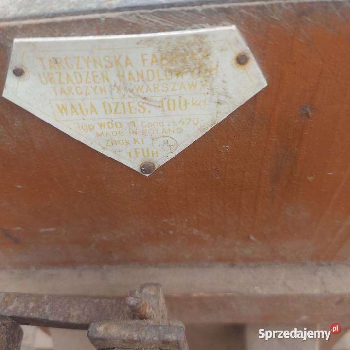 Waga szalkowa sadownicza gospodarcza Zastawki
