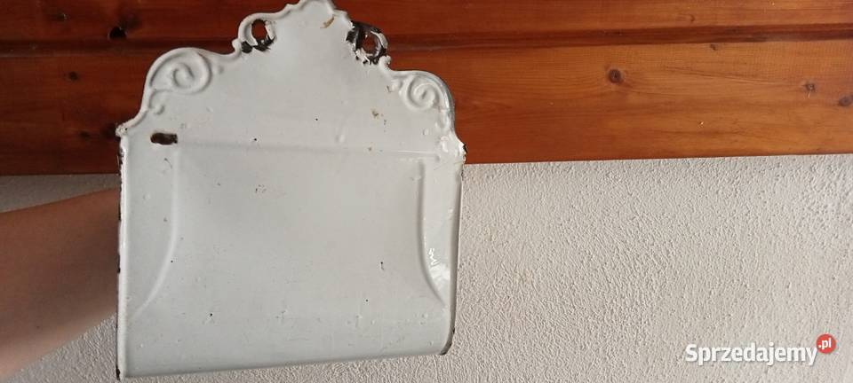 Pojemnik niemiecki cwiebeln śląsk emalia Warszawa