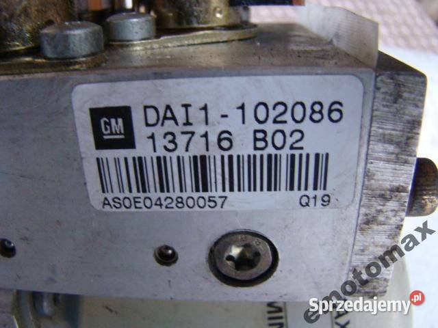 POMPA DACHU OPEL ASTRA G 2 CABRIO BERTONE DACH osobowe Parcice