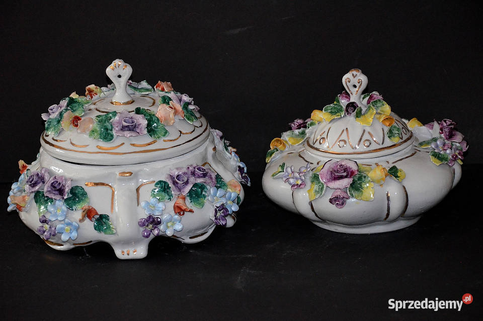 Roceram porcelana Bomboniera kwiatowa mniejsza Środa Wielkopolska sprzedam