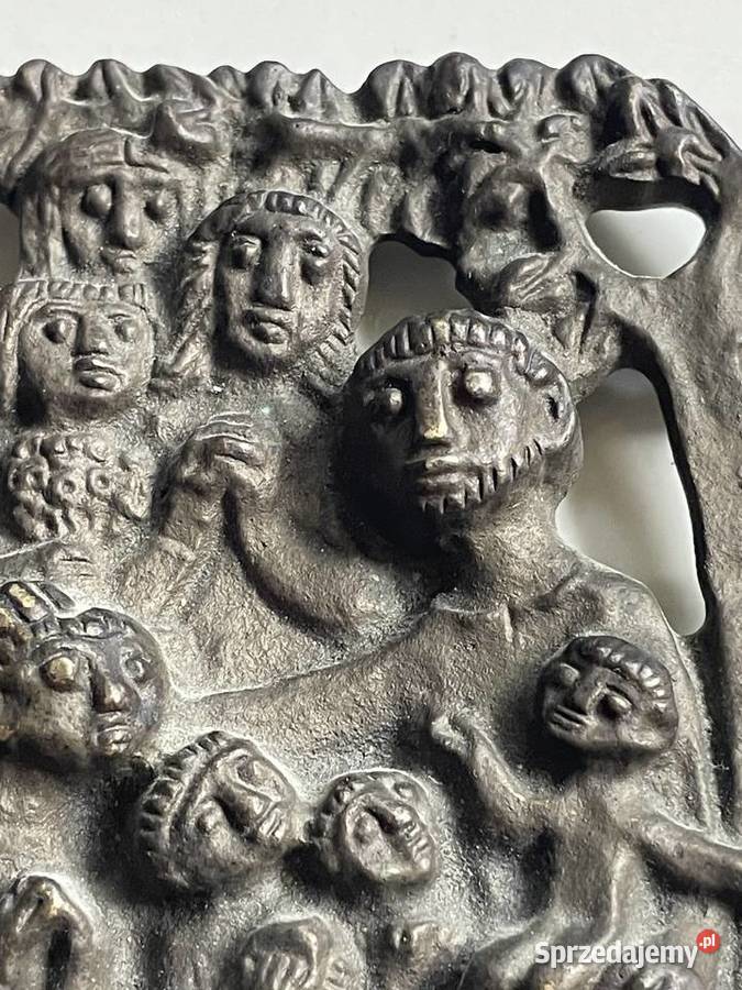 Rzeźba relief z brązu Jezus przyjaciel dzieci Toruń