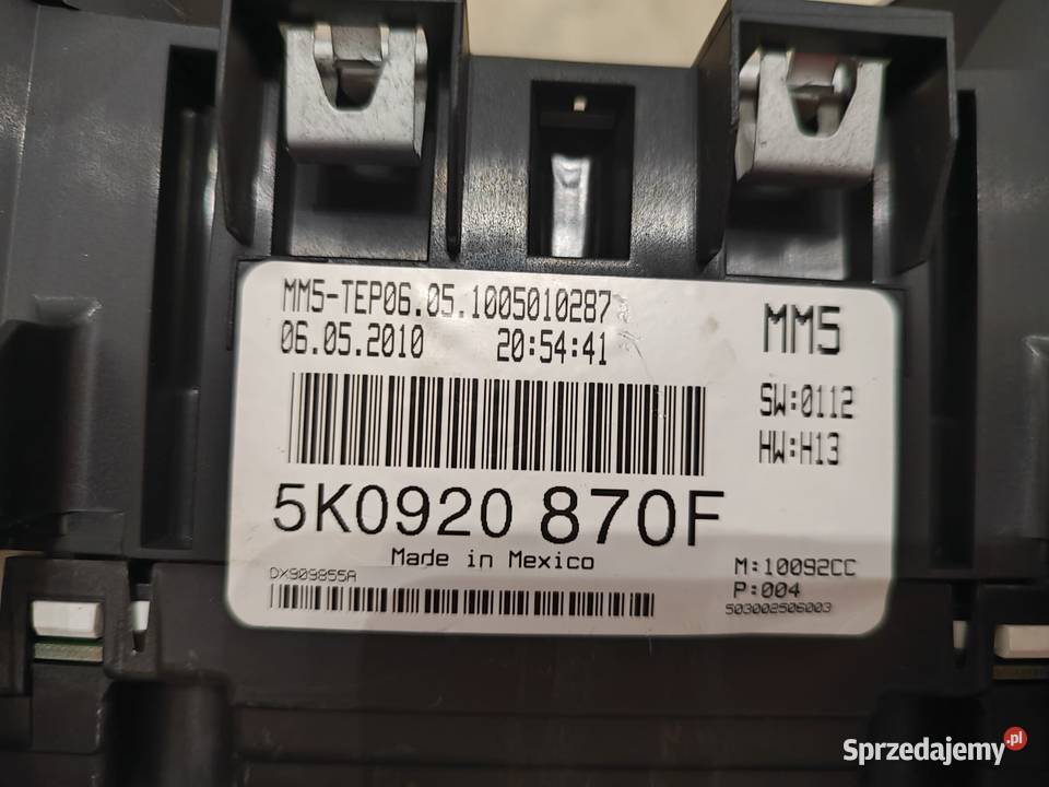 licznik vw golf 6 5k 12tsi 5k0920870f Bielsko-Biała