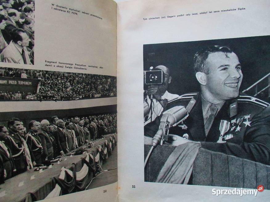 Jurij Gagarin na Śląsku Gagarin kosmos Lem