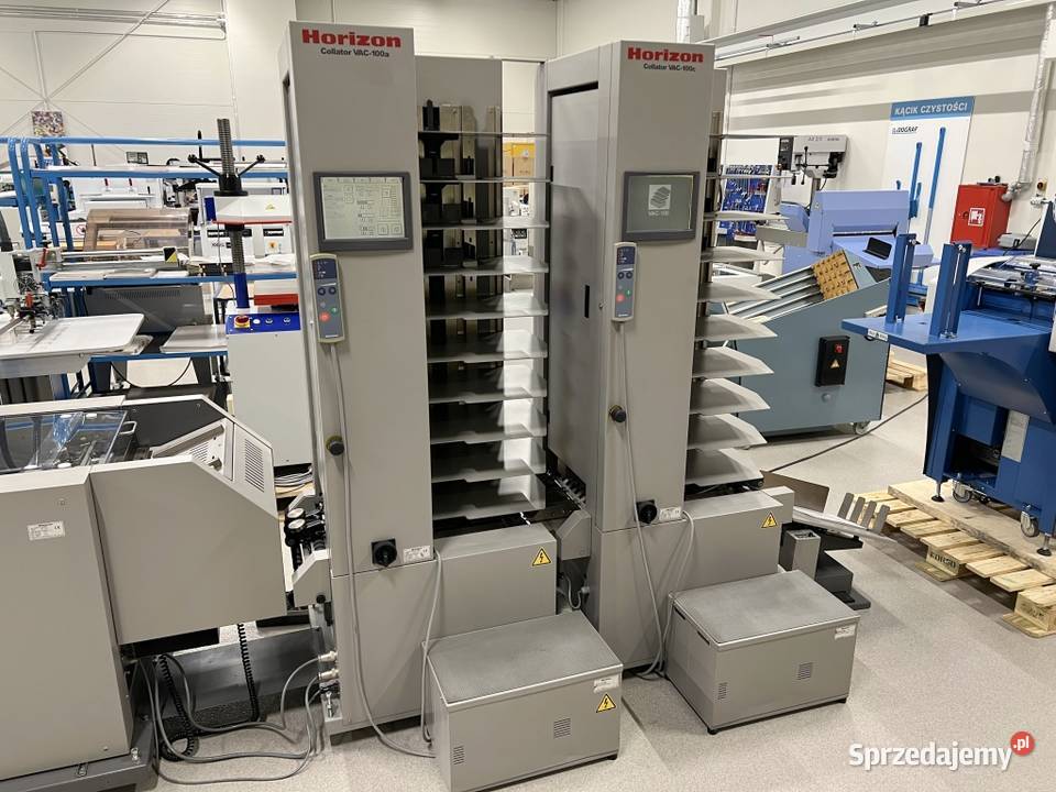 Linia do broszur Horizon VAC100a VAC100c SPF20A Produkcja