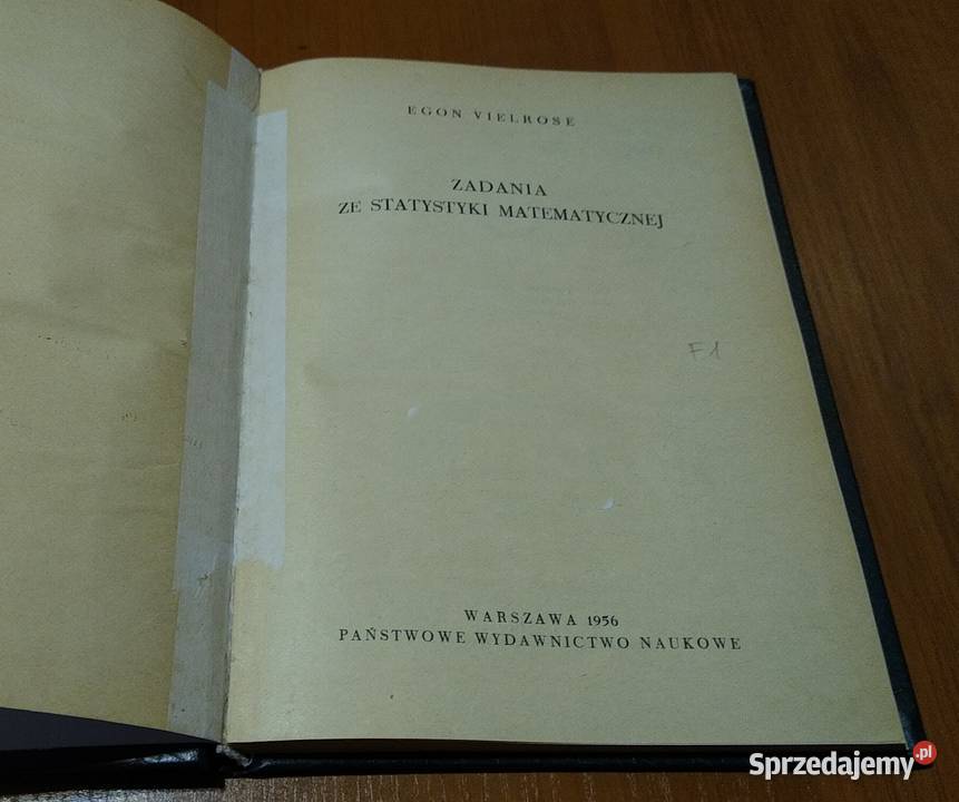 Zadania ze statystyki matematycznej Egon Kultura i Rozrywka Gdańsk
