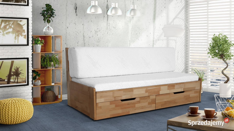 Łóżko drewniane bukowe Duo A 180200