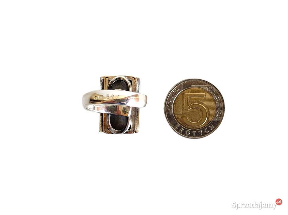 7578 Pierścionek z Kalcytem Kobaltowym opolskie Kędzierzyn-Koźle