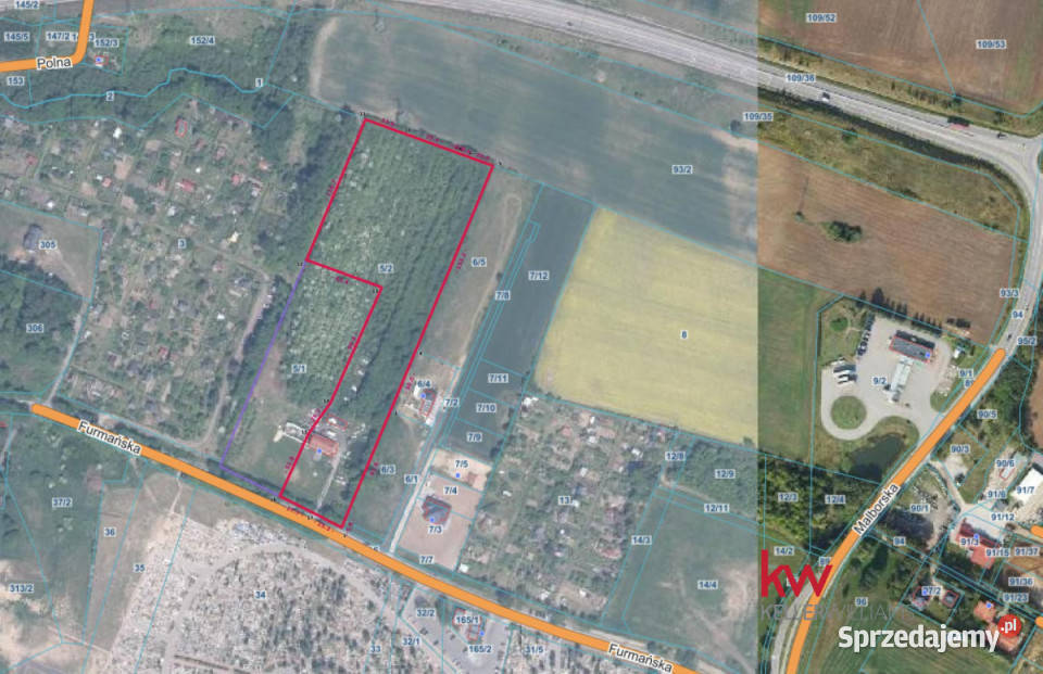 sprzedaży działki 20621m2 Kwidzyn 20621m2