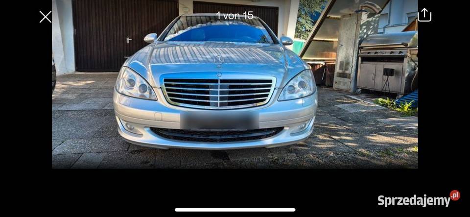 MercedesBenz Klasa S 320 CDI 4Matic 235 2008r Gorzów Wielkopolski