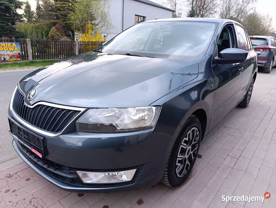 Skoda Rapid 12 TSi benzyna 105 serwisowana 2014r manualna Lgota-Mokrzesz