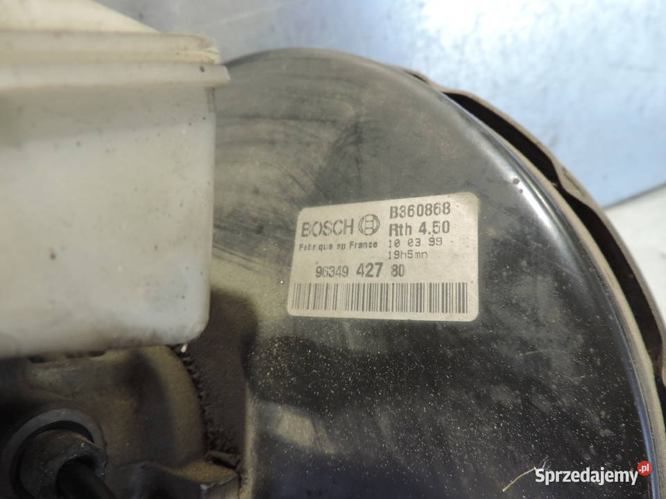 PEUGEOT 206 19 SERWO HAMULCOWE 9634942780 BOSCH Nowy Sącz