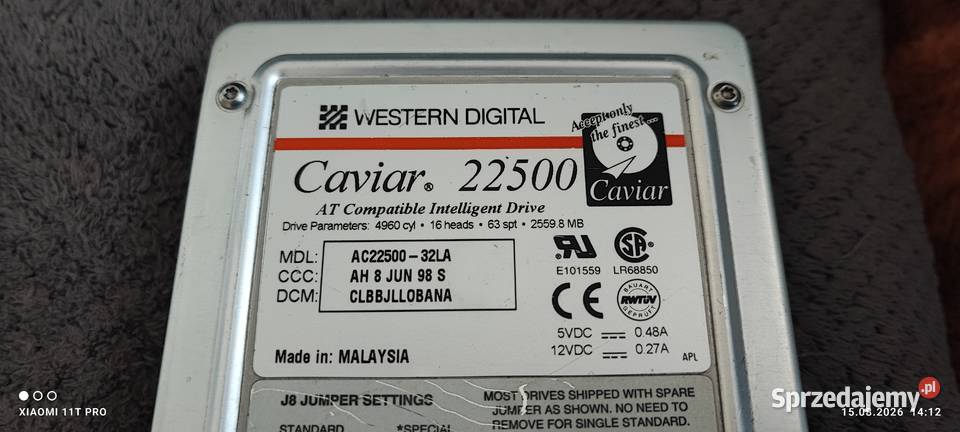 Dyski Caviar 850MB 25GB Chełmża sprzedam
