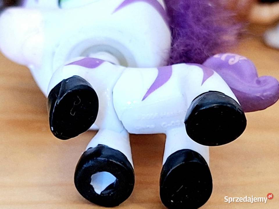 Zebra puchata fiolet Littlest Pet Shop biały Braniewo
