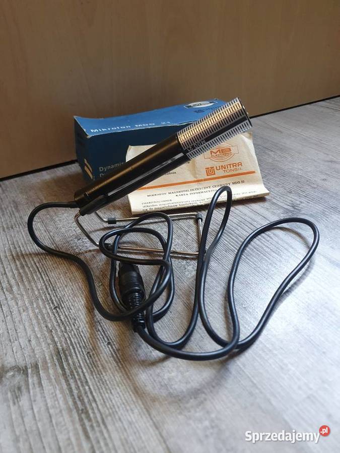 Mikrofon UNITRA TONSIL MDO 21 PRL pomorskie