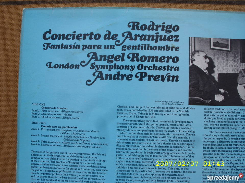 Klasyczna LP ANGEL ROMEROGUITAR Wołów