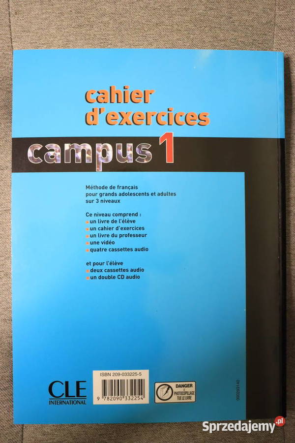 Campus 1 Methode de francais CLE mazowieckie sprzedam