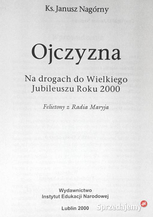 Ojczyzna Janusz Nagórny miękka Chełm