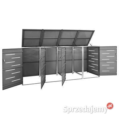 vidaXL Osłona na 4 kosze na śmieci 2765x775x1125 Warszawa