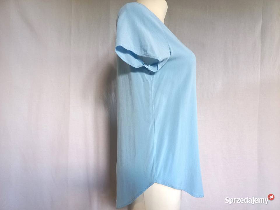 Bluzka niebieska Letnia r S wiskoza NOWA niebieski