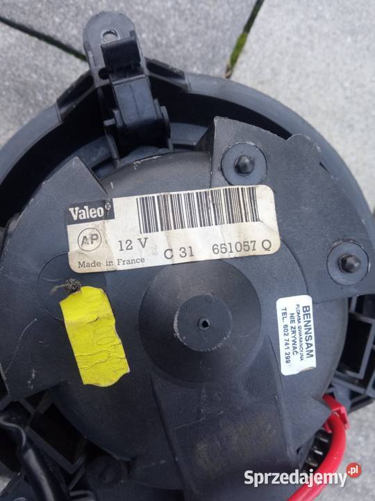 Wentylator dmuchawa wnętrza kabiny Peugeot 406