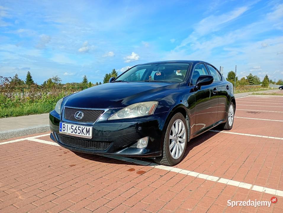 Lexus IS 250 44 automatyczna skrzynia biegów nieuszkodzony Białystok
