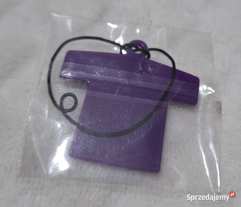 Breloczek zawieszka koszulka Tshirt fioletowy Czeladź