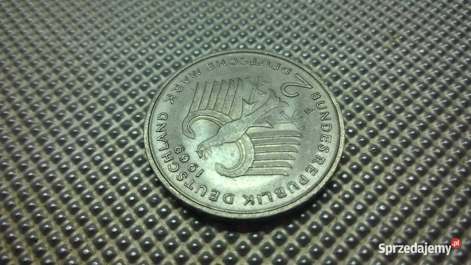 MONETA Niemcy 2 marki 1969 F 053 Warszawa