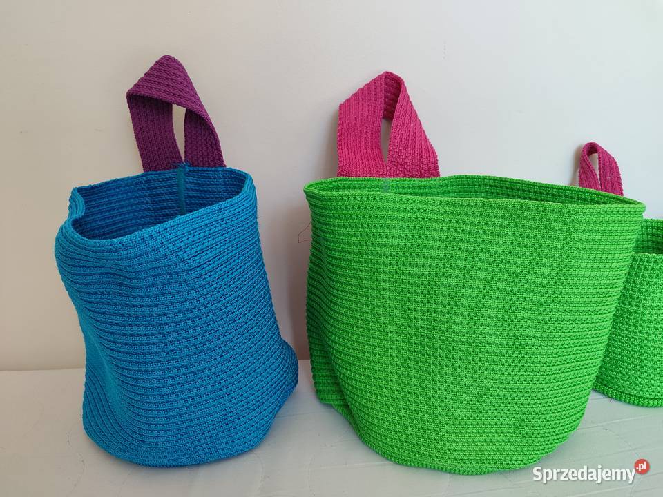 Koszyki plecione Ikea Stickat Organizery