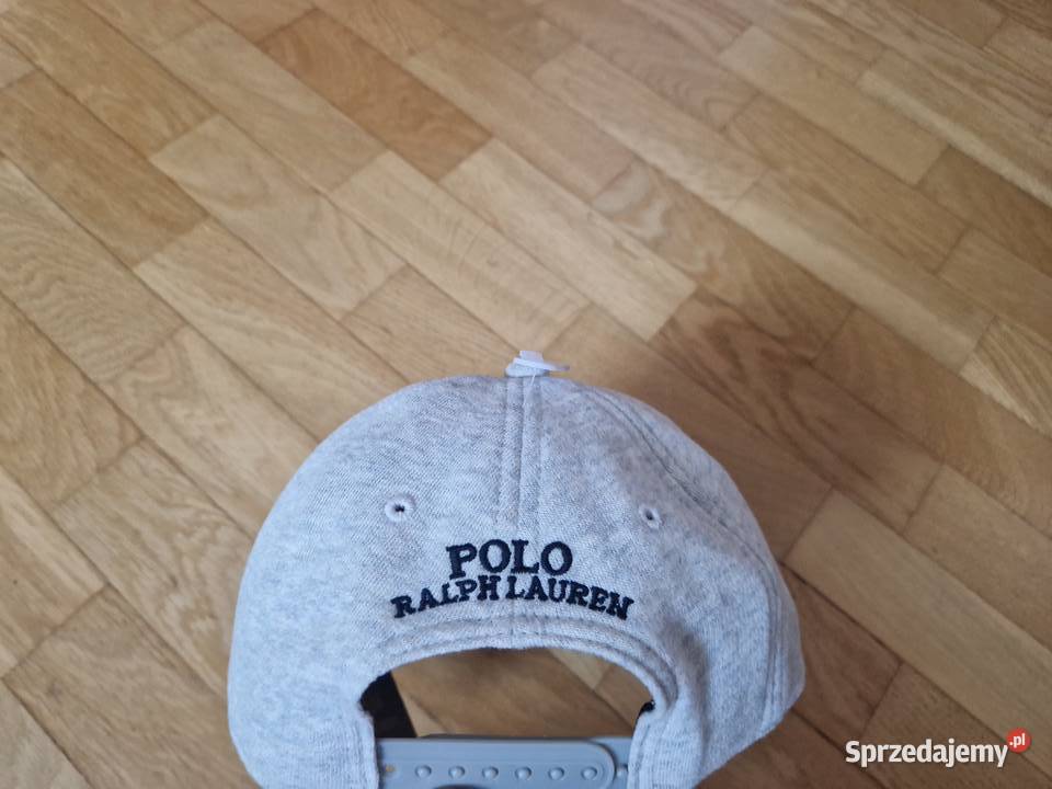 Nowa szara czapka z daszkiem Polo Ralph Lauren z Bibice