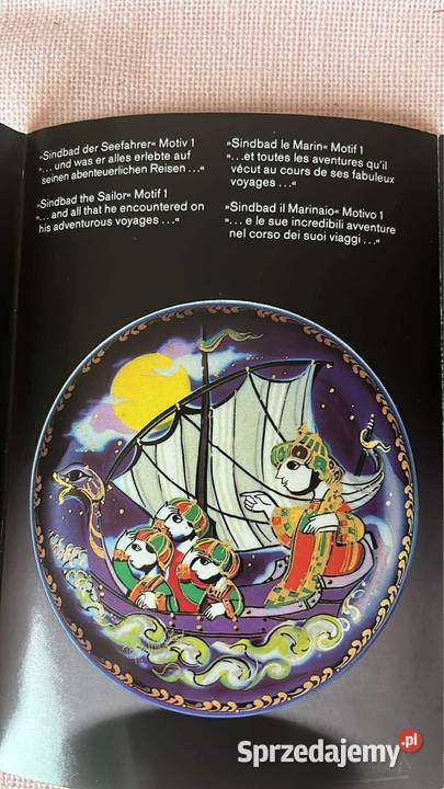 Talerzyk Rosenthal Z serii Sindbad Żeglarz