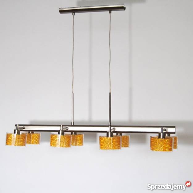 Nowa sufitowa lampa wisząca żyrandol EGLO 87584 odcienie pomarańczowego  Oświetlenie Kraków