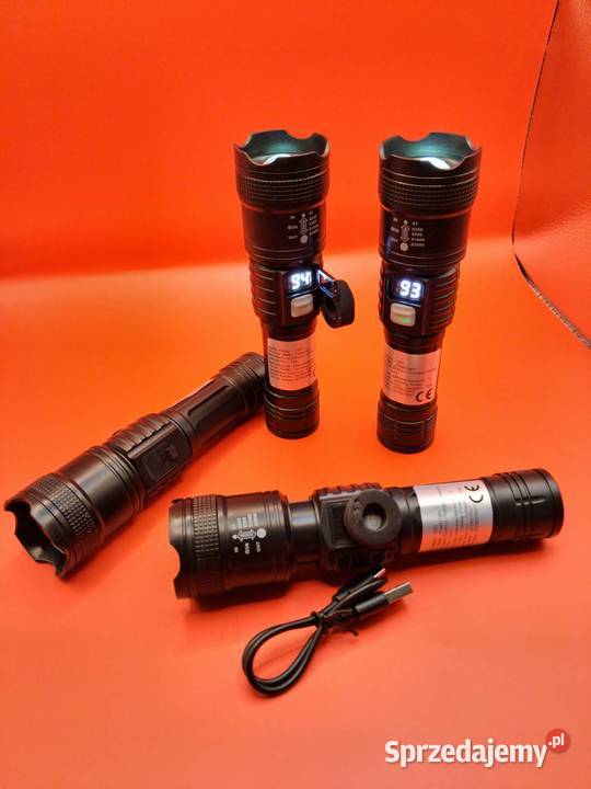 super mocna ledowa latarka regulacja świecenia Pozostałe dolnośląskie Wałbrzych sprzedam