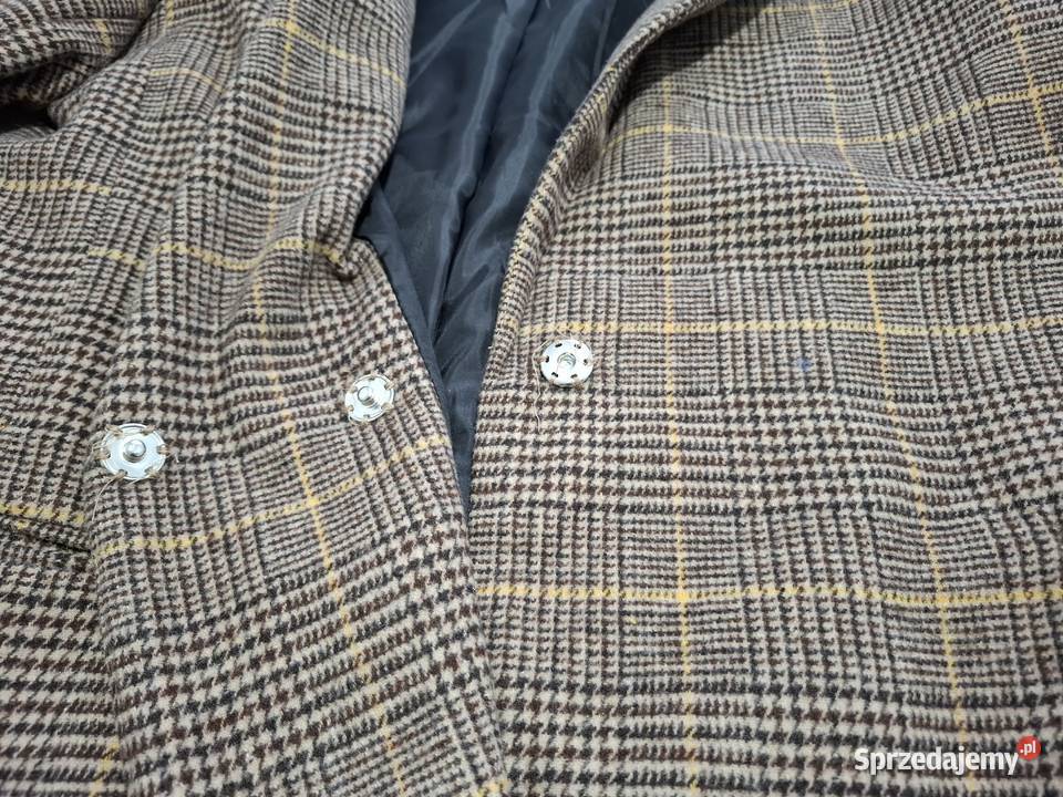 Płaszcz damski długi rękaw brązowy Sinsay XXL 44 Kurtki i płaszcze Czeladź sprzedam