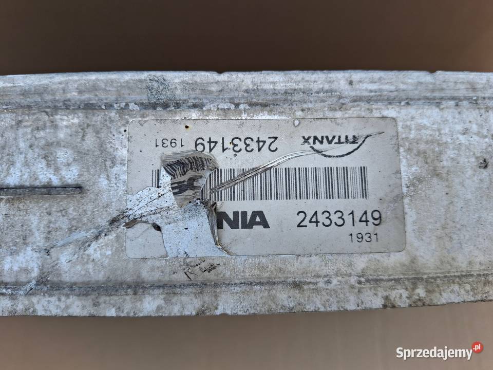 SCANIA R S INTERCOOLER CHŁODNICA POWIETRZA sprzedam