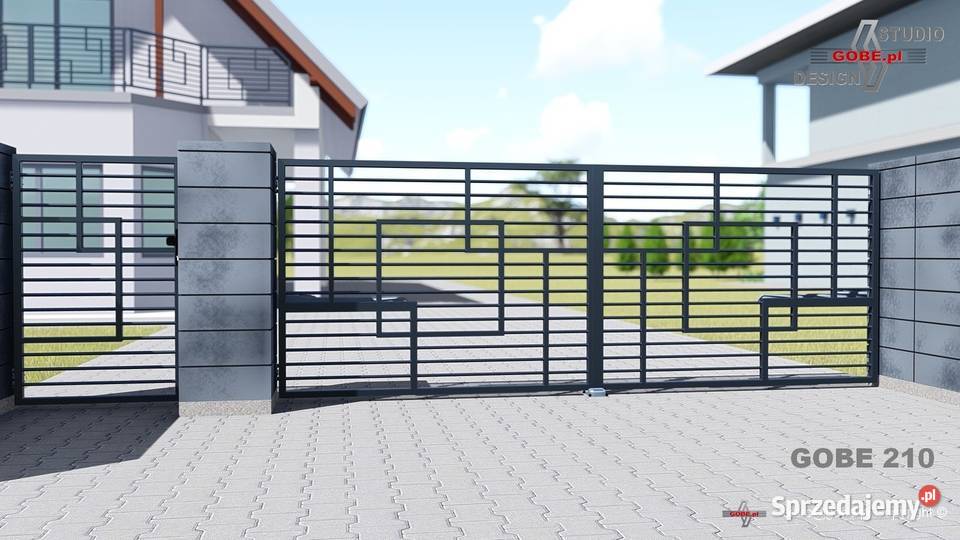 Bramy furtki nowoczesne ogrodzenia panelowe