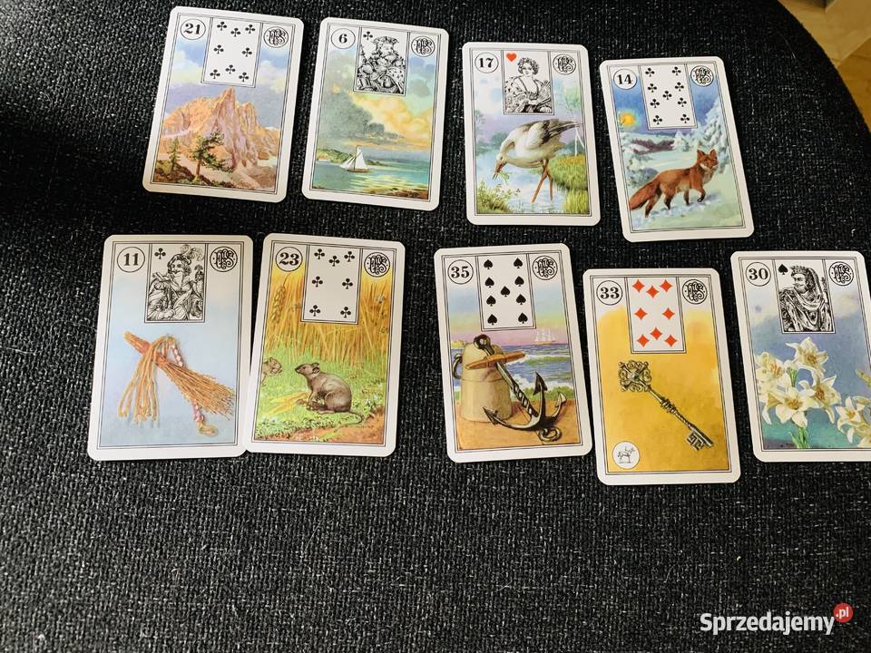 Mlle Lenormand Wahrsagekarten 36 Karten mit Warszawa
