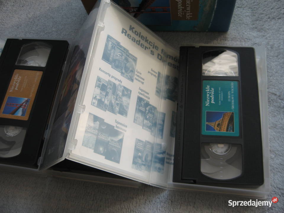 Tajemnice Egiptu i Niezwykłe podróże kasety VHS lektor Olsztyn