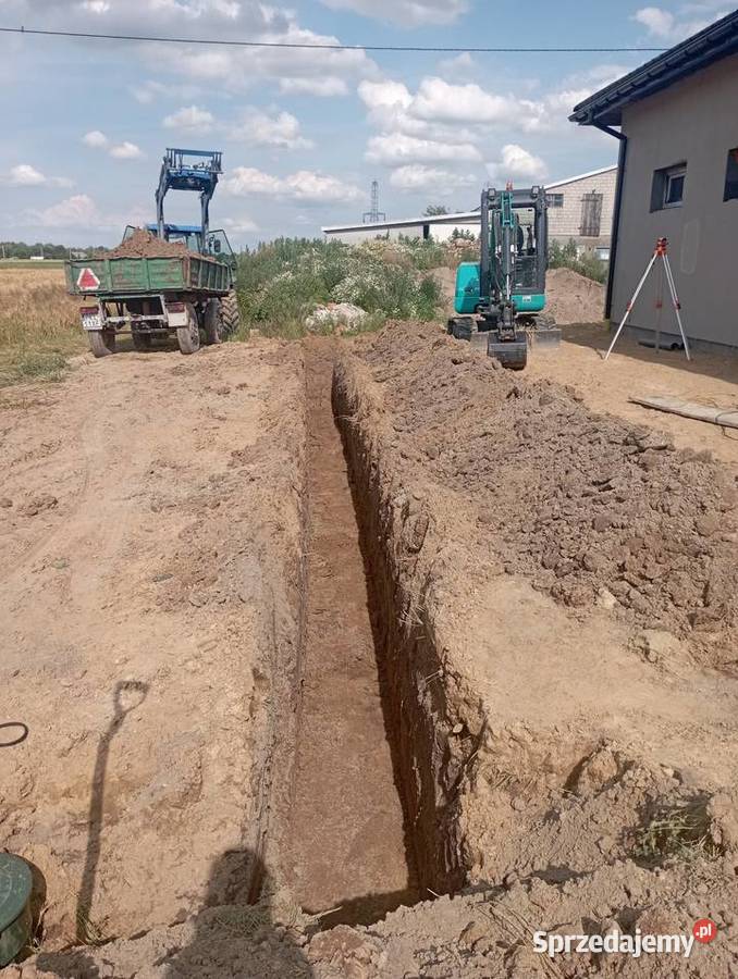 Usługa minikoparka Pozostałe usługi wielkopolskie Bogusławice