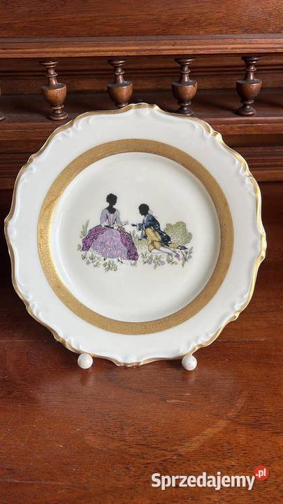 Talerzyk deserowy Syg KP Karlskrona Czarno złota Gdańsk