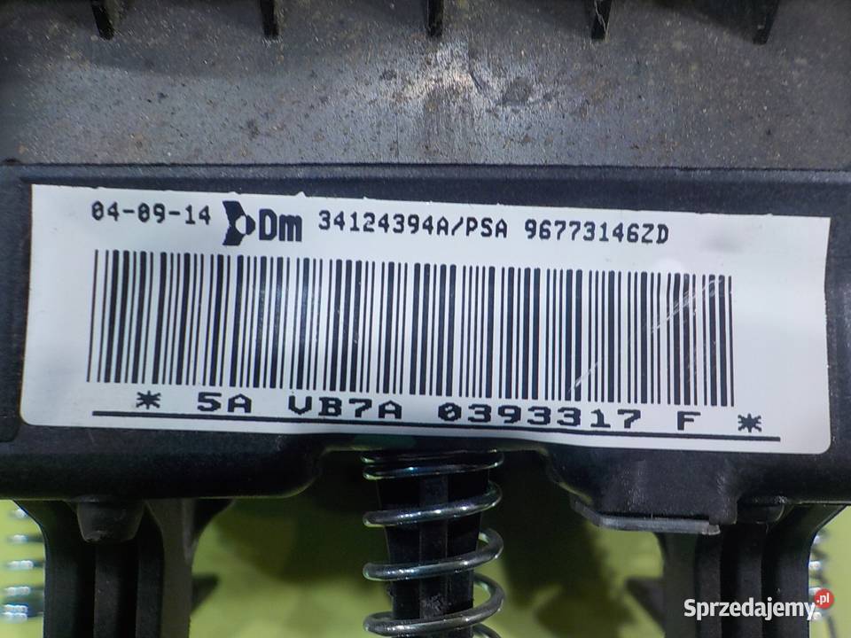 CITROEN JUMPY SCUDO II LIFT 16 HDI 14r AIRBAG osobowe Poduszki powietrzne Suków