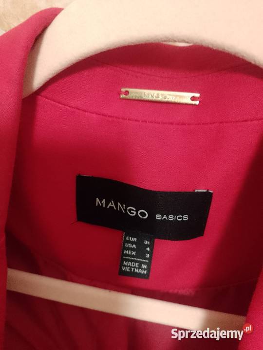36S MANGO Czerwona marynarka biznesowa żakiet Kraków