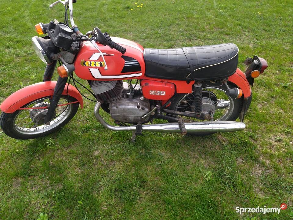 CZ 350 Jawa z dokumetami w oryginalnym malowaniu