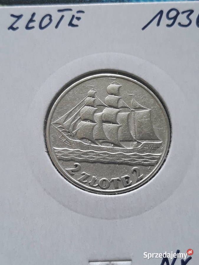 2 Żaglowiec 1936 r 9 Super stan Konin